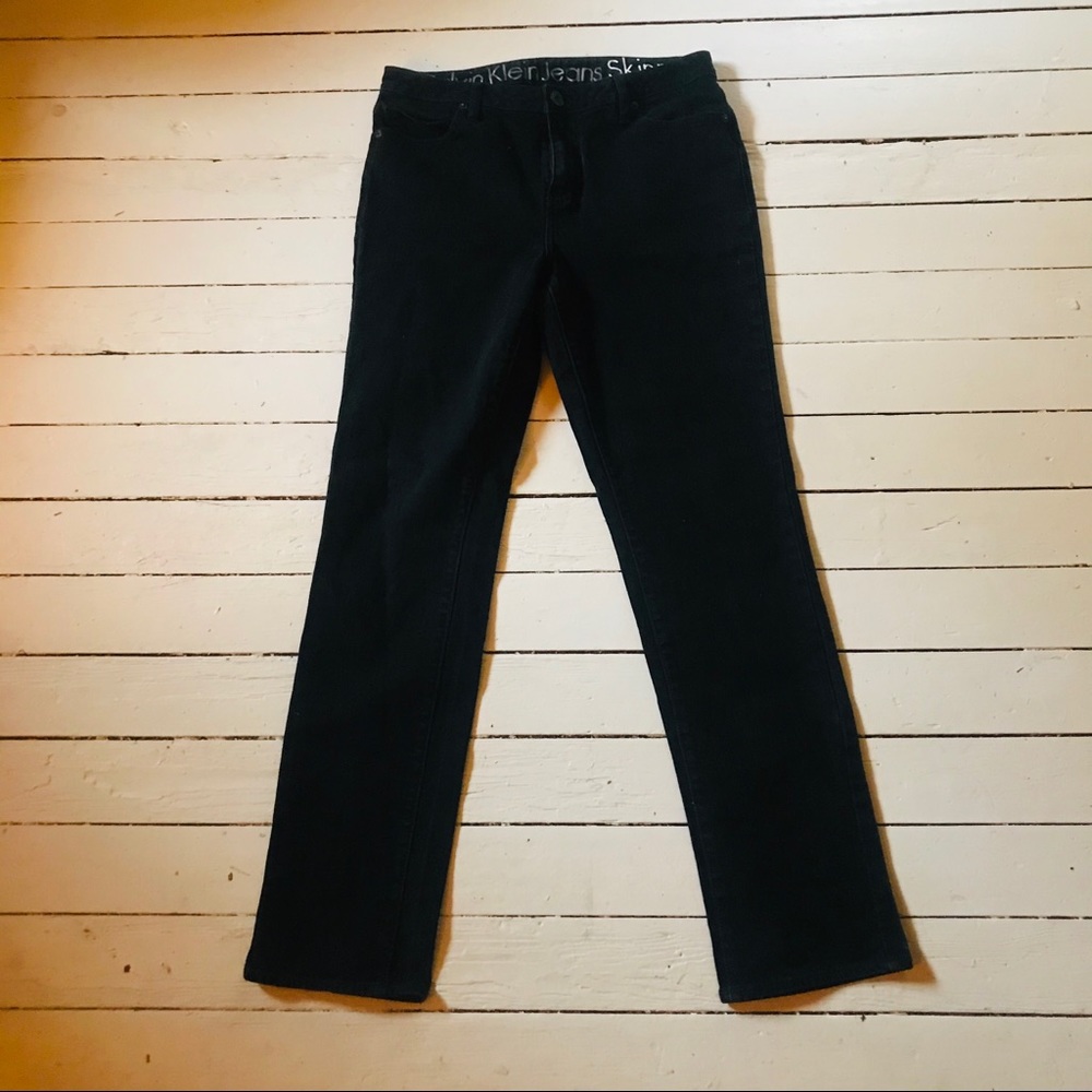 Calvin Klein black skinny jean - Picture 1 of 3